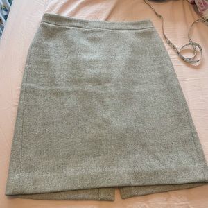 J Crew Wool blend skirt